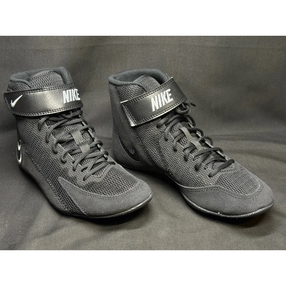 Nike Speedsweep VIII GS Kids‎ Wrestling Shoes Black White HF9131-001 Size 3.5Y